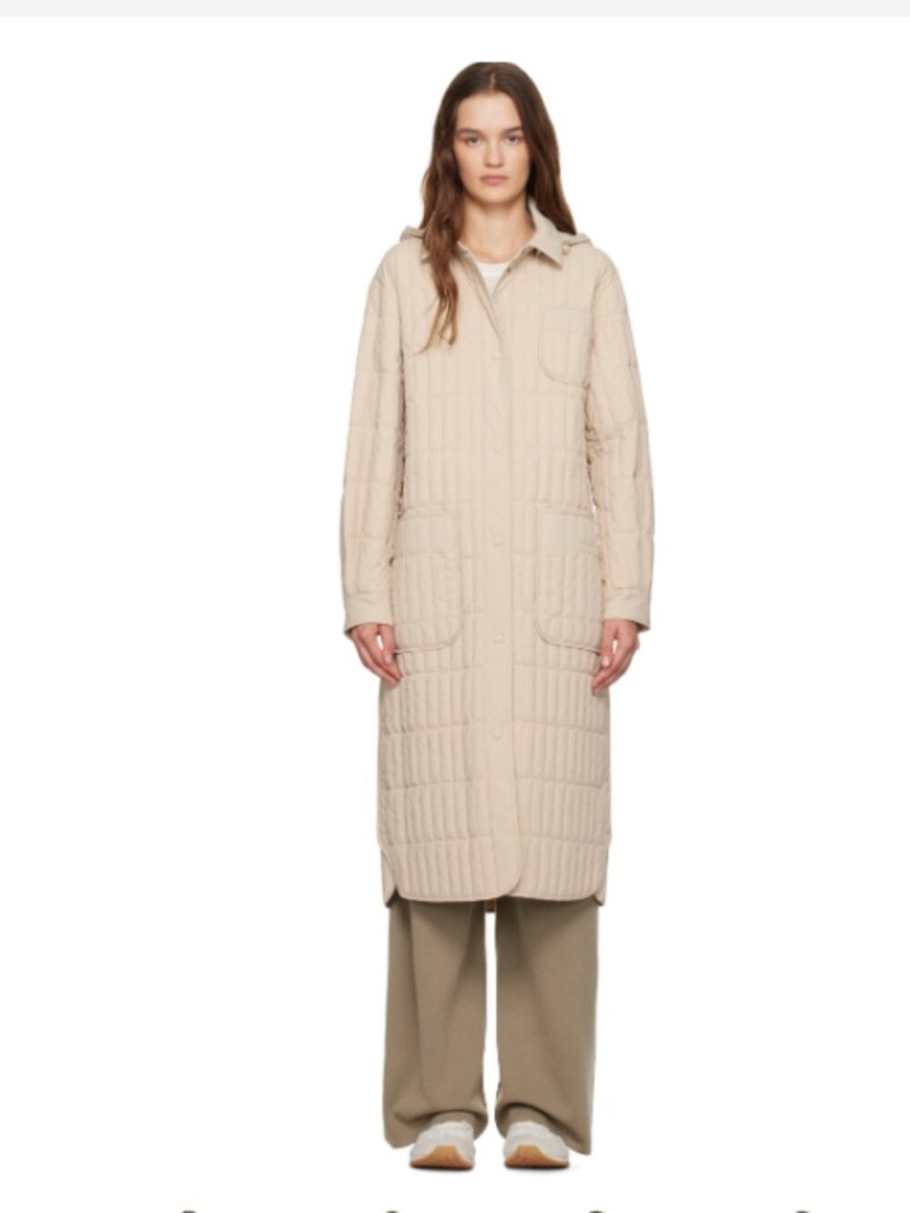 Mackage Beige Tadoka Puffer Down Long Coat